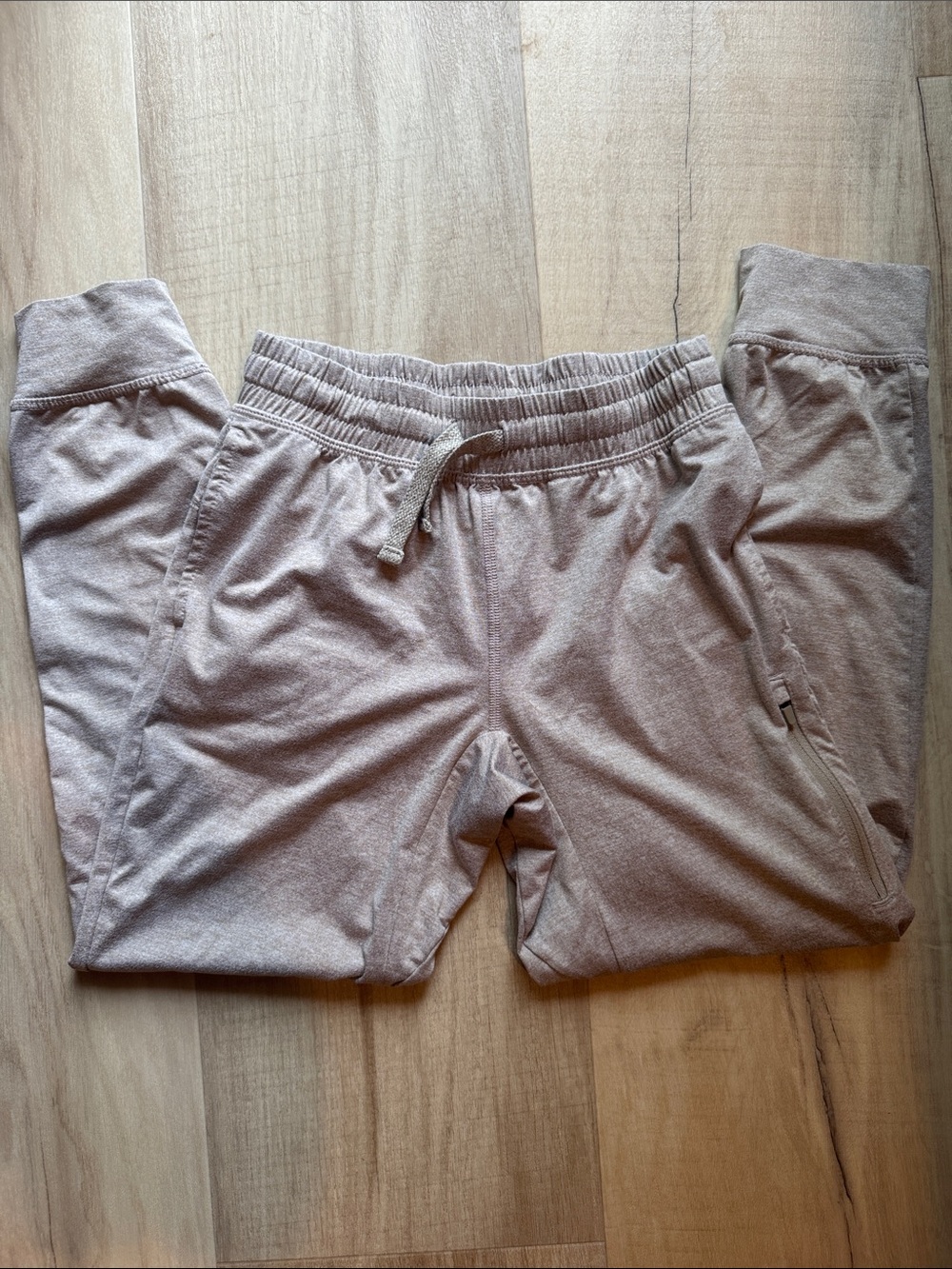 all in motion Kids Light Tan Jogger Pants with Drawstring